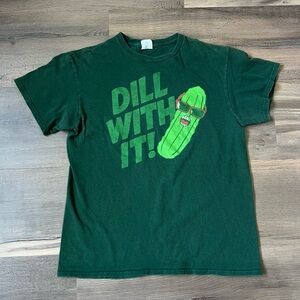 Delta Dill With It Pickle Men's Crewneck T-Shirt - Size Small